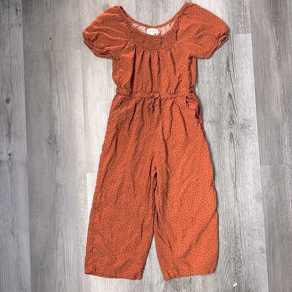 Girls shirt sleeve romper